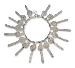 Alexander Calder Hammered Silver Necklace, circa 1940