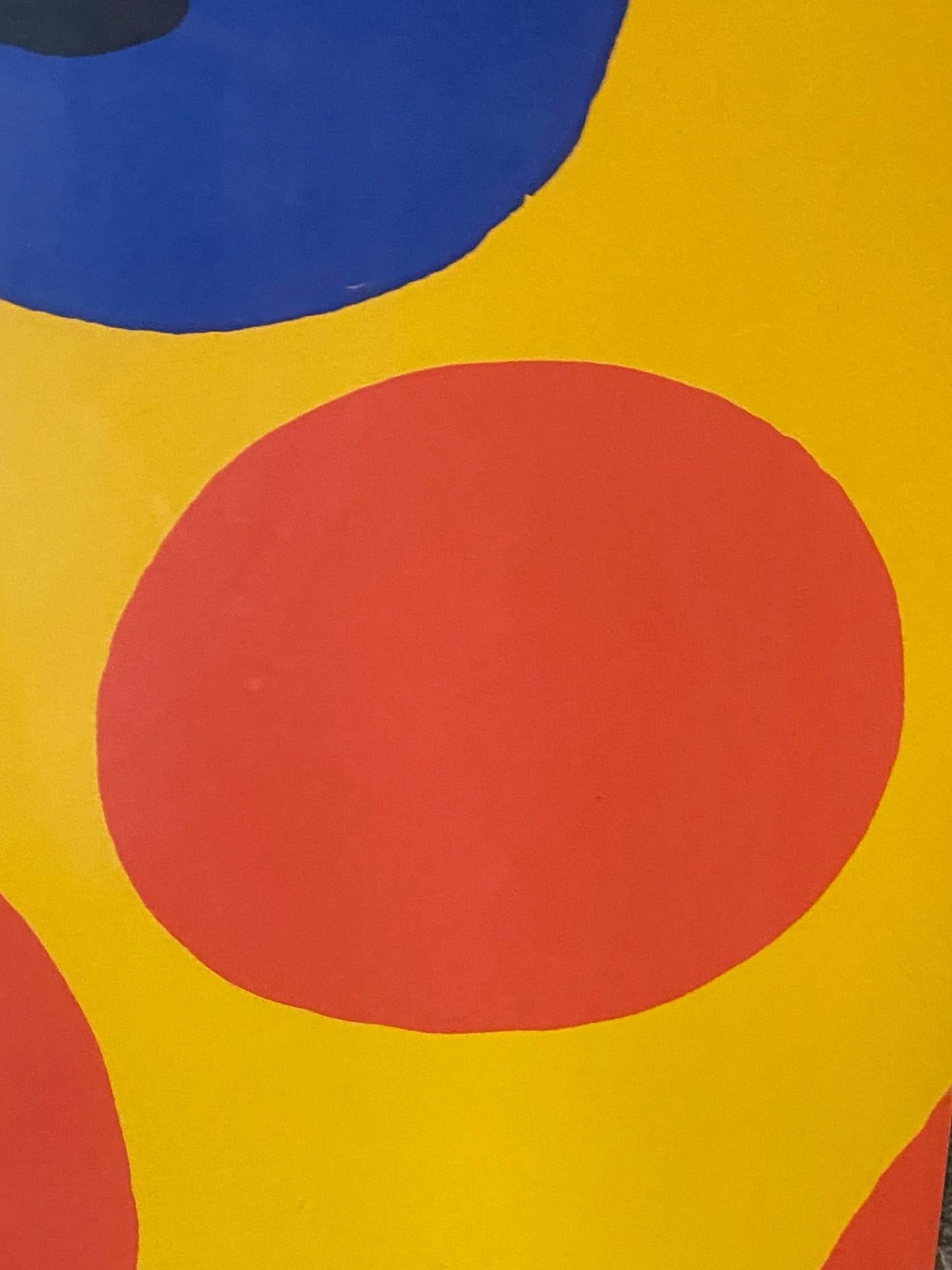 Alexander Calder Haus der Kunst München Original deutsches Ausstellungsplakat  1975 im Angebot 1