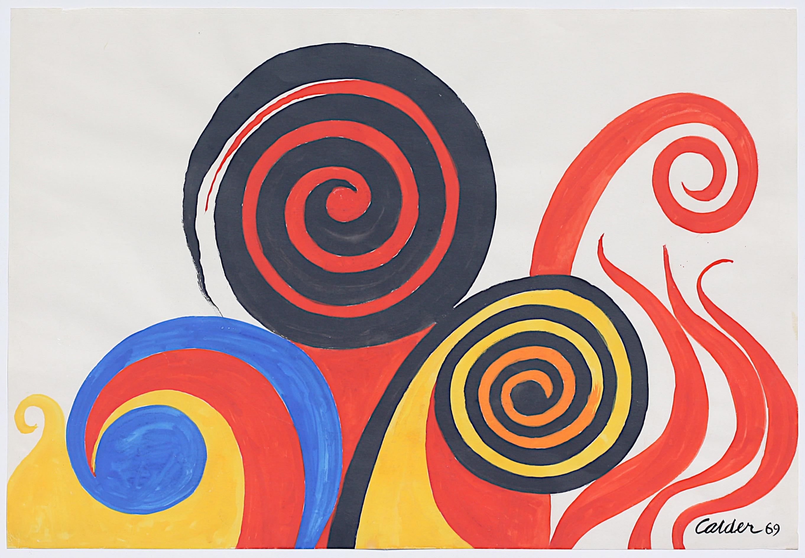 Alexander Calder Ink and Gouache on Paper 5