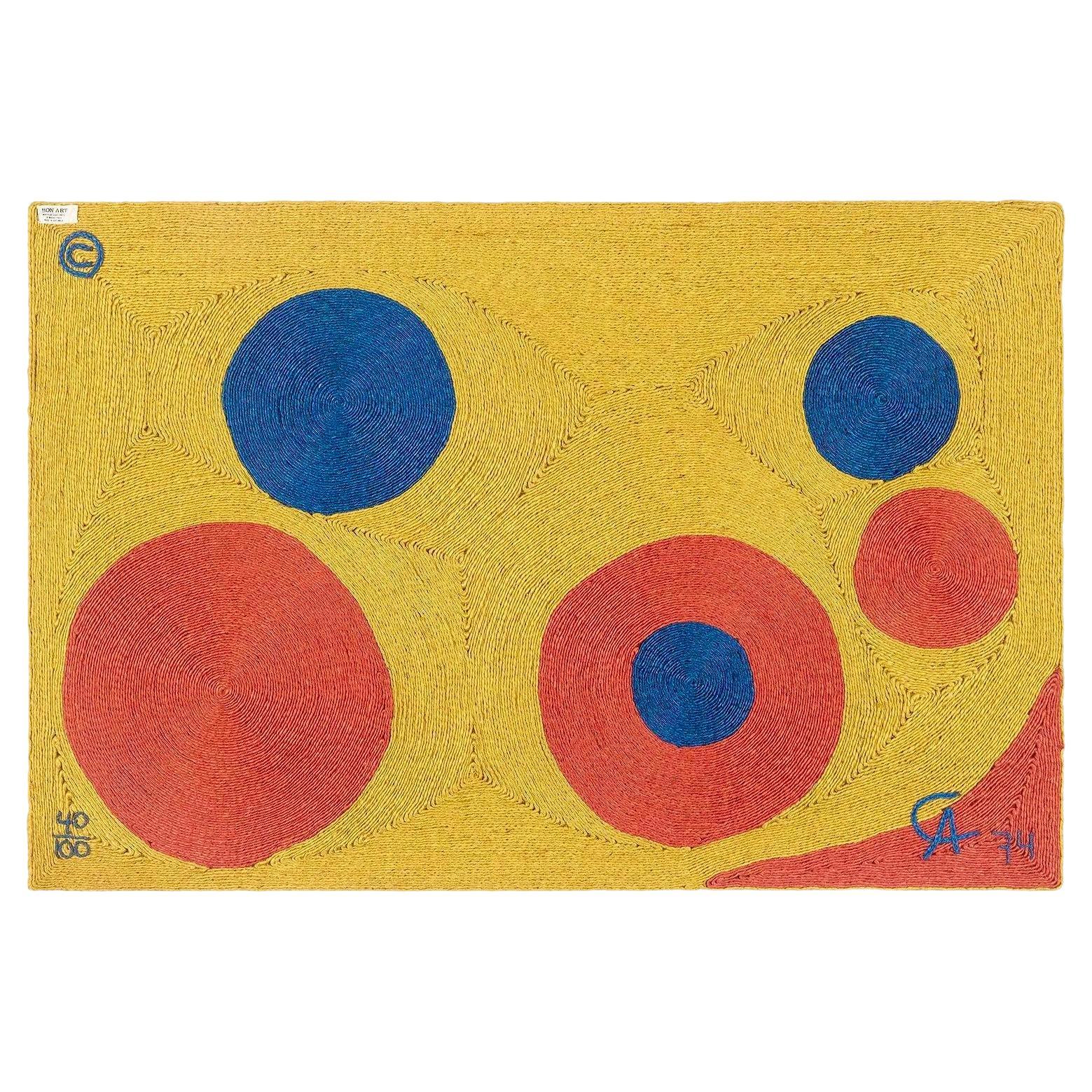 Alexander Calder Jute
Sun
Tapestry, 1974 Guatemala