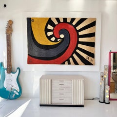 Alexander Calder Wandteppich aus Jute, 1974 Guatemala