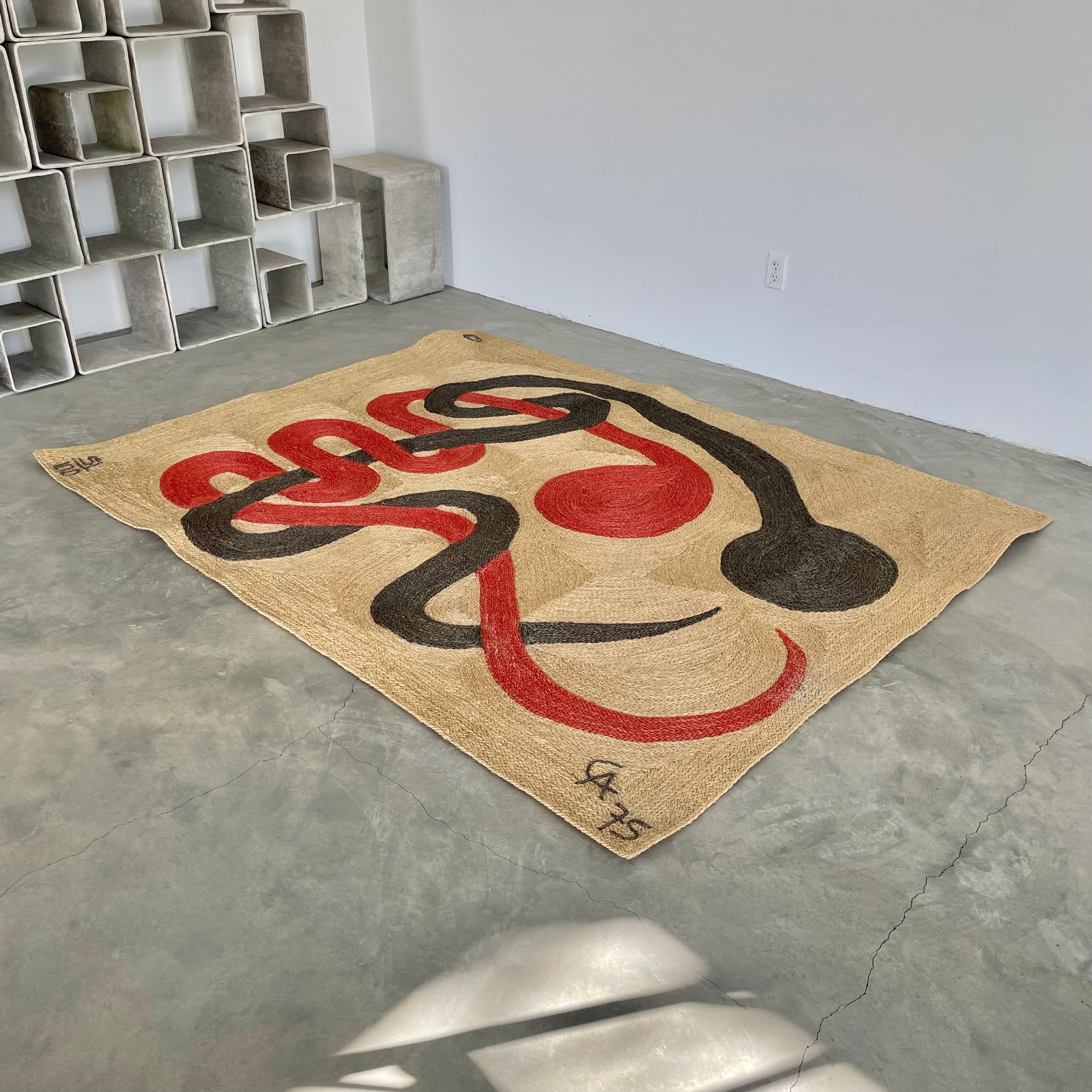Alexander Calder Jute Tapestry, 1975 Guatemala 9