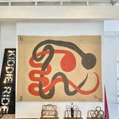 Alexander Calder Jute Tapestry, 1975 Guatemala