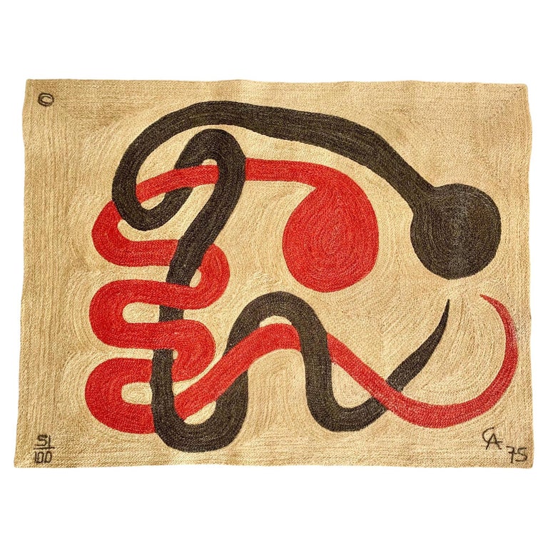 Alexander Calder Jute Tapestry, 1975