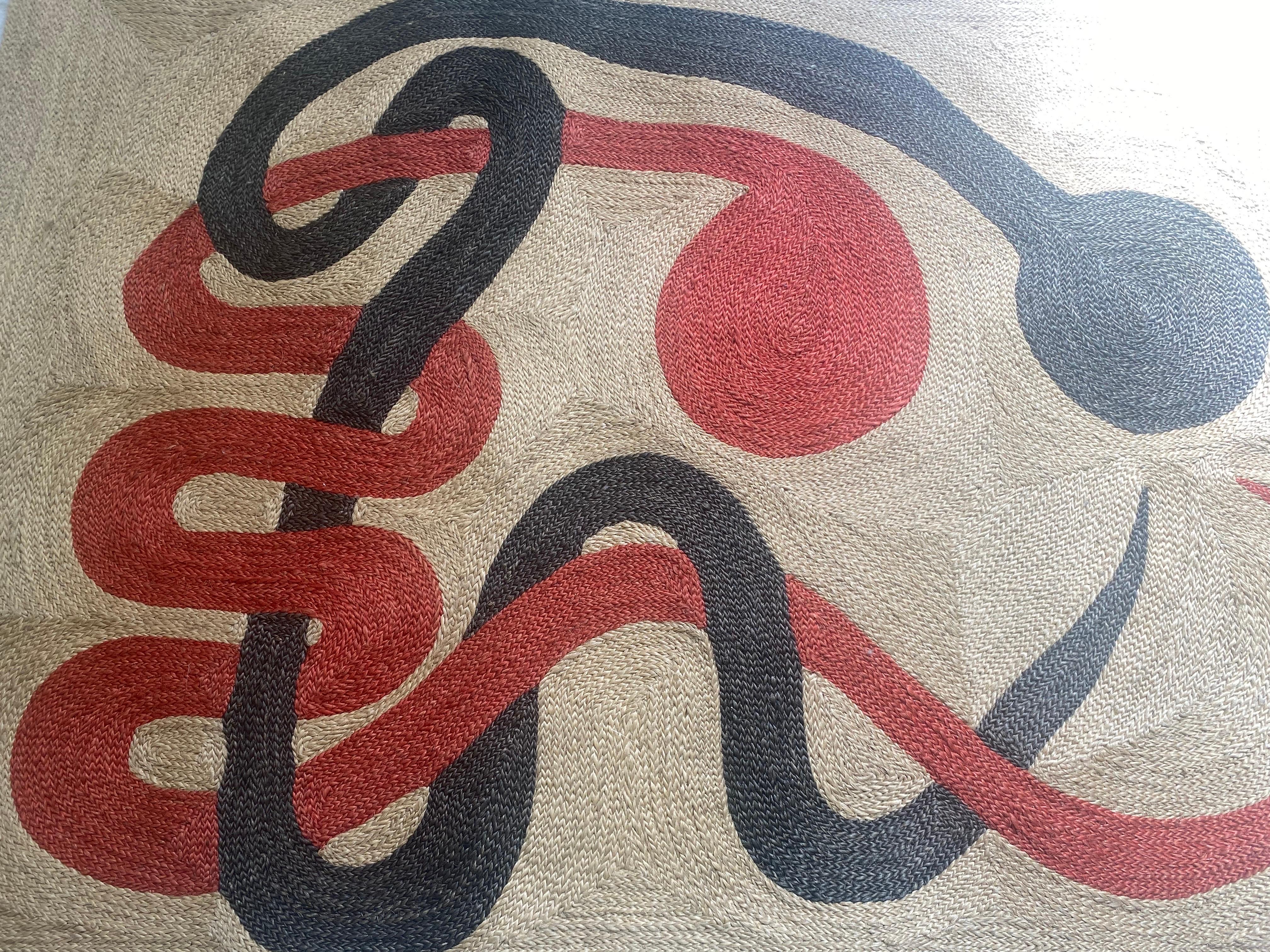 Alexander Calder Jute Wall Tapestry 1