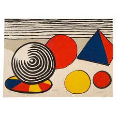 Alexander Calder Lithograph (La Pointe de non-retour) 1976