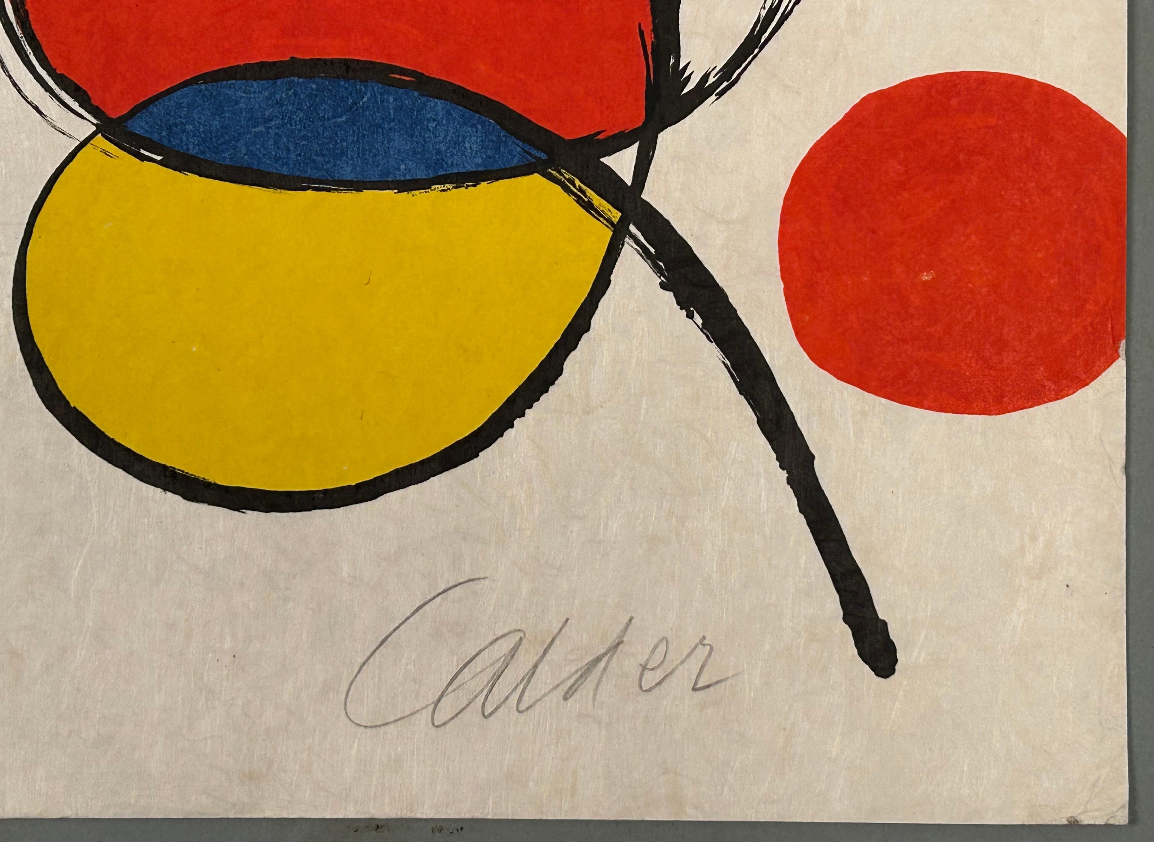Alexander Calder
Lithographie, L'Espoir du Volubius(Hoffnung von Volubilis) 1973 handsigniert und in römischen Ziffern nummeriert XXXIV/L(34/50)