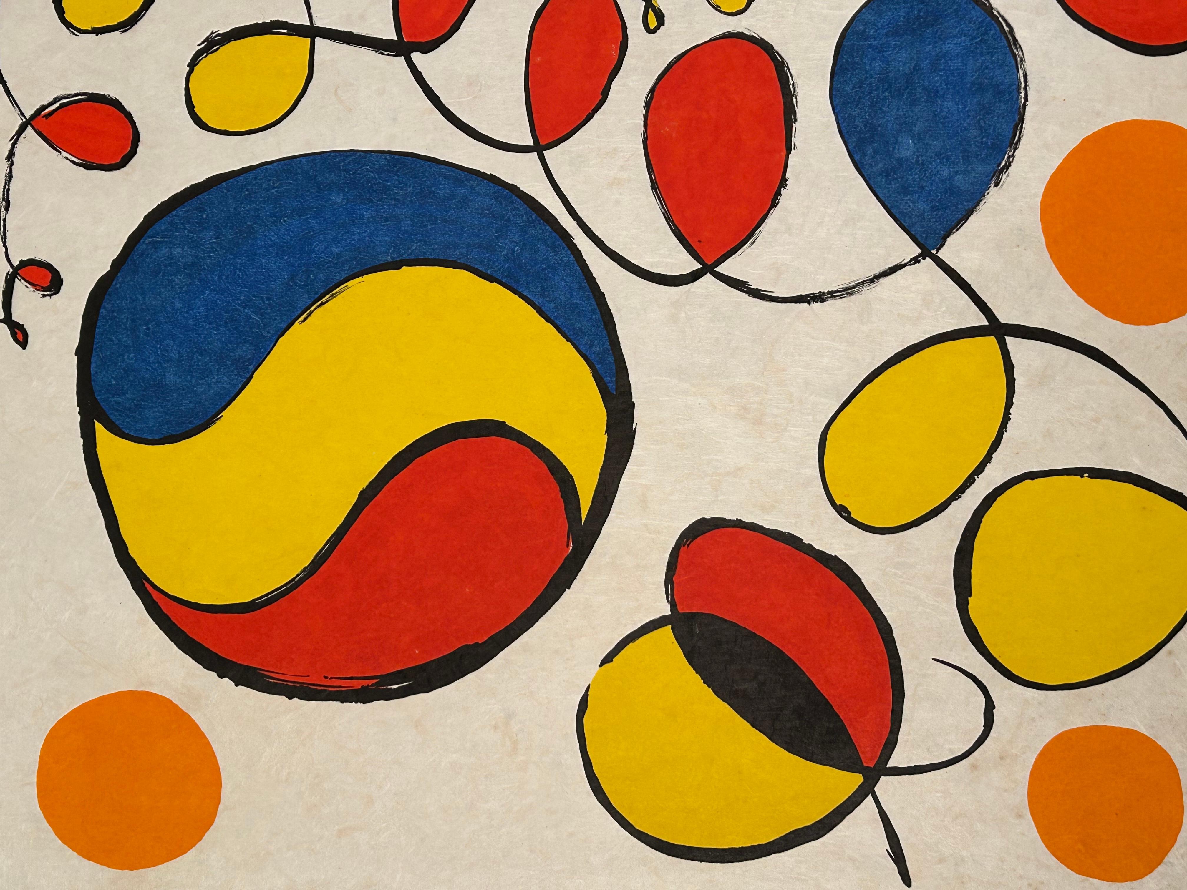 Alexander Calder Lithographie (L'Espoir du Volubius) 1973 (Moderne) im Angebot
