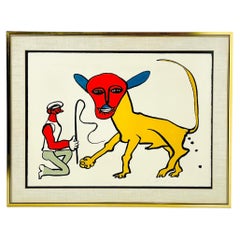 Alexander Calder "Lion Tamer" #7/75, Signed Lithograph