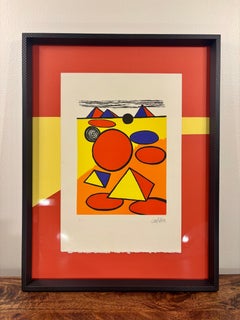 Alexander Calder Lithograph, Hommage à San Lazzaro, 1975