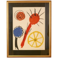 Alexander Calder lithograph 
Inspiration
, 1969