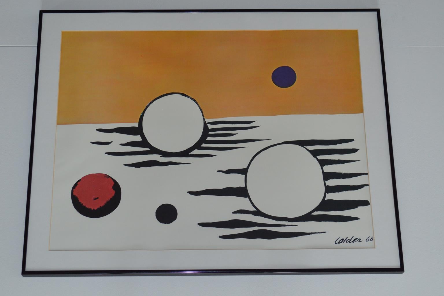 Modern Alexander Calder Lithograph, Les Astres 'The Stars' 1966