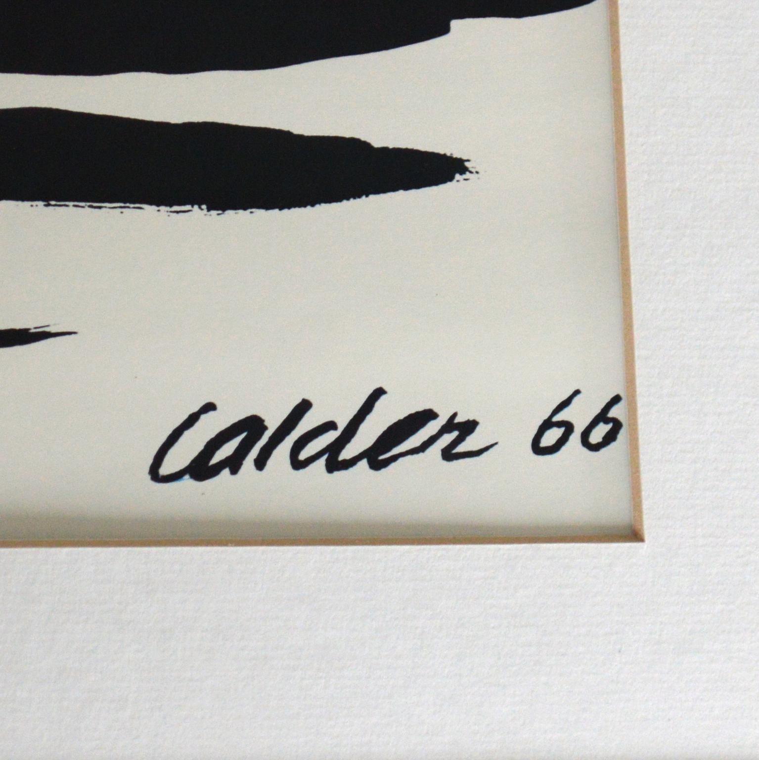 American Alexander Calder Lithograph, Les Astres 'The Stars' 1966