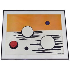 Alexander Calder Lithograph, Les Astres 'The Stars' 1966