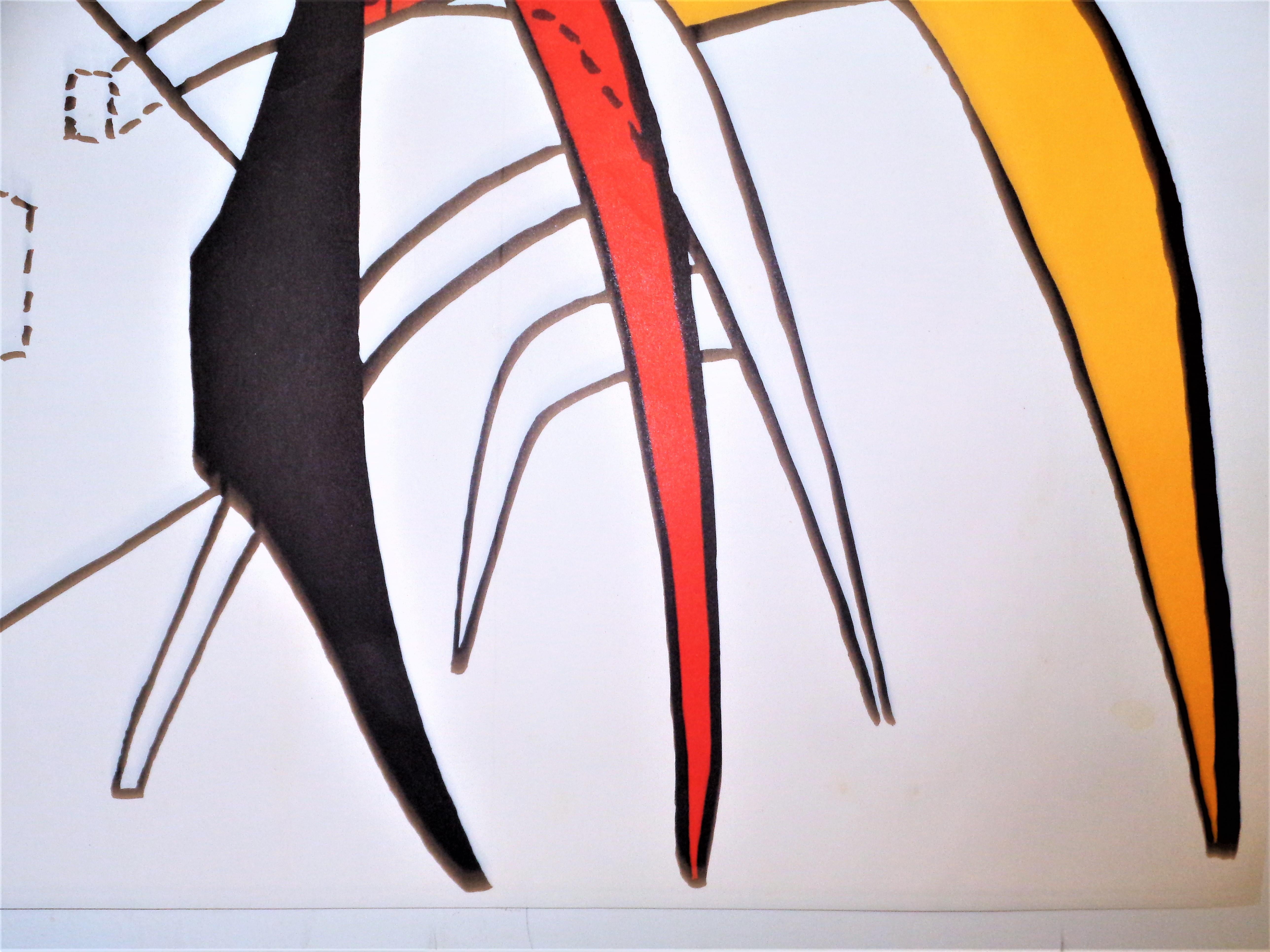Mid-Century Modern Alexander Calder Lithograph 