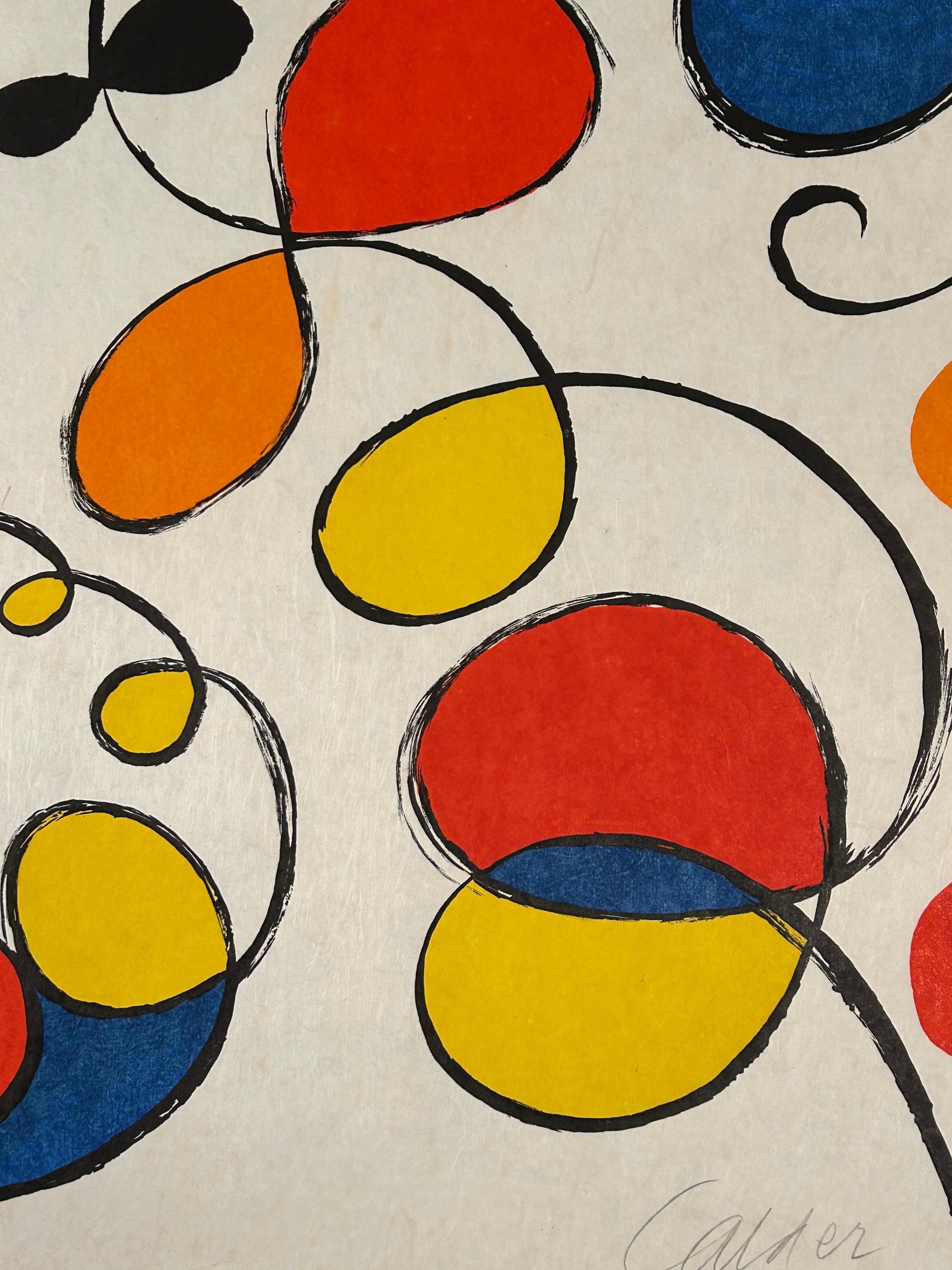 Alexander Calder Lithographie (L'Espoir du Volubius) 1973 (amerikanisch) im Angebot