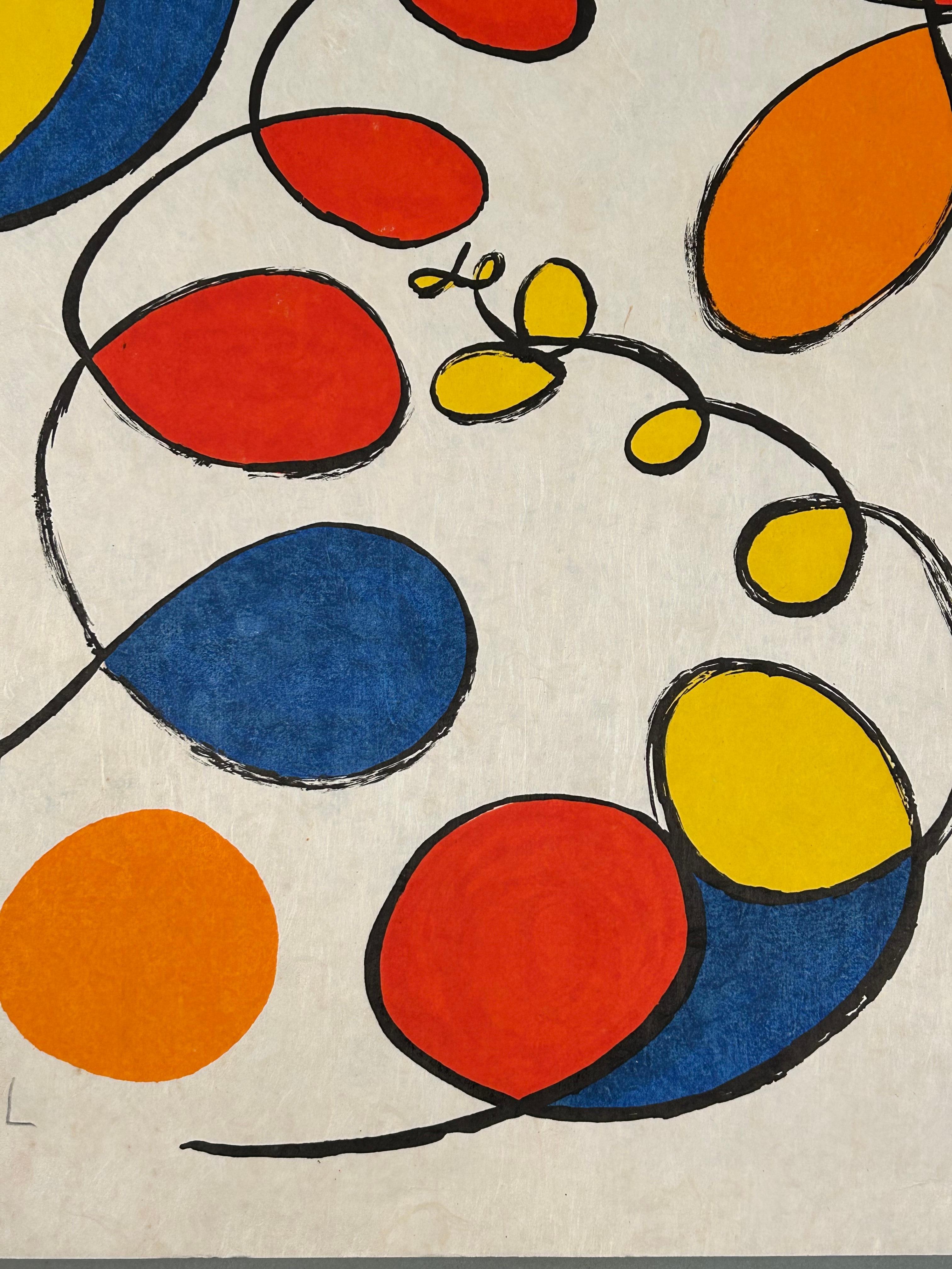 Alexander Calder Lithographie (L'Espoir du Volubius) 1973 im Zustand „Gut“ im Angebot in Woodbury, CT