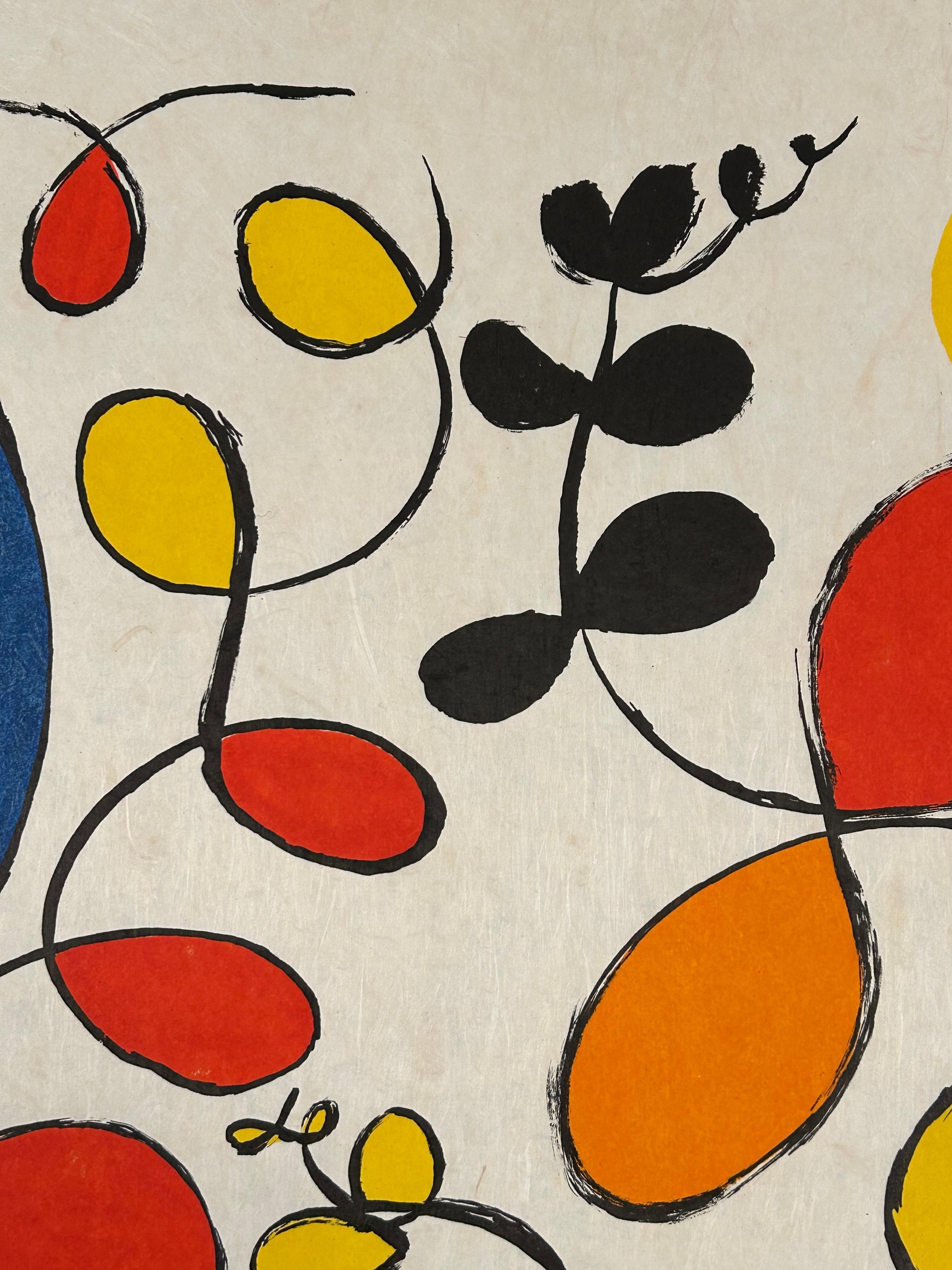 Alexander Calder Lithographie (L'Espoir du Volubius) 1973 (Ende des 20. Jahrhunderts) im Angebot