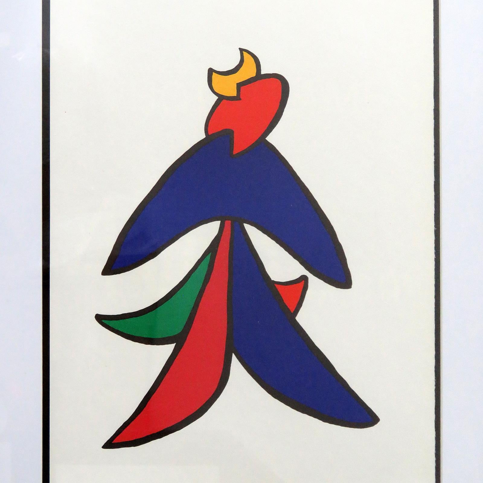 American Alexander Calder Lithography, 1963