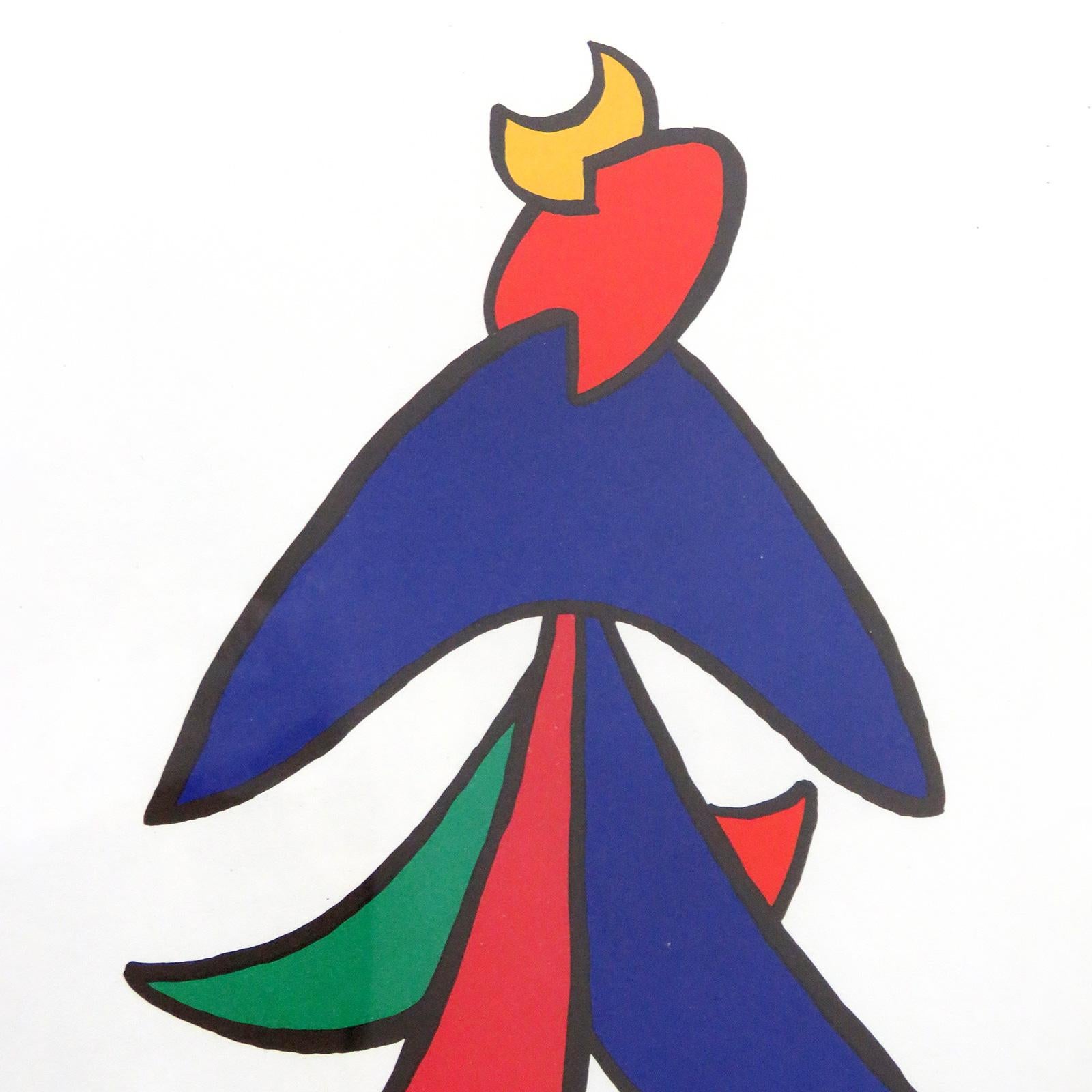 Alexander Calder Lithography, 1963 In Good Condition In Los Angeles, CA