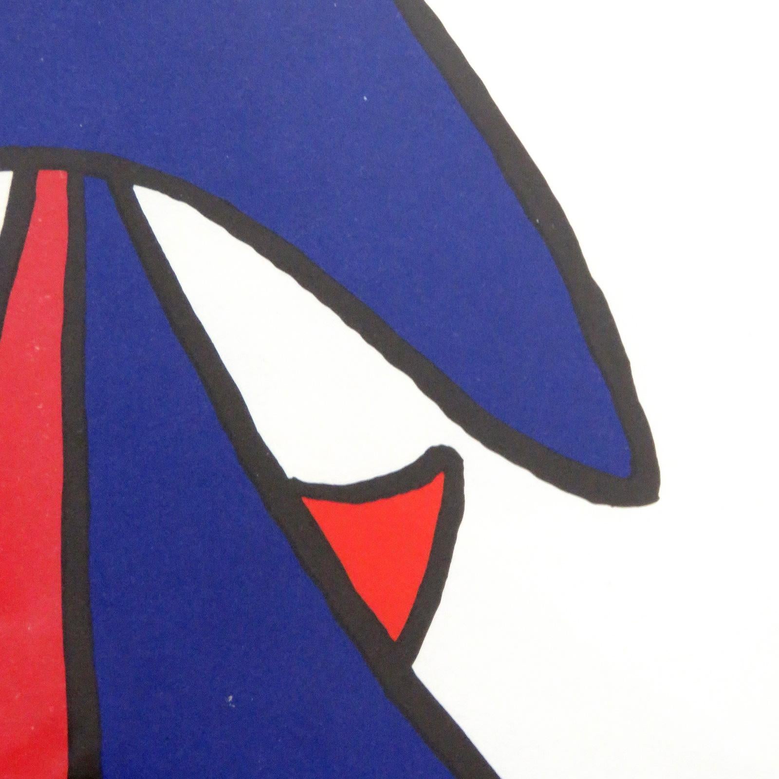 Mid-20th Century Alexander Calder Lithography, 1963