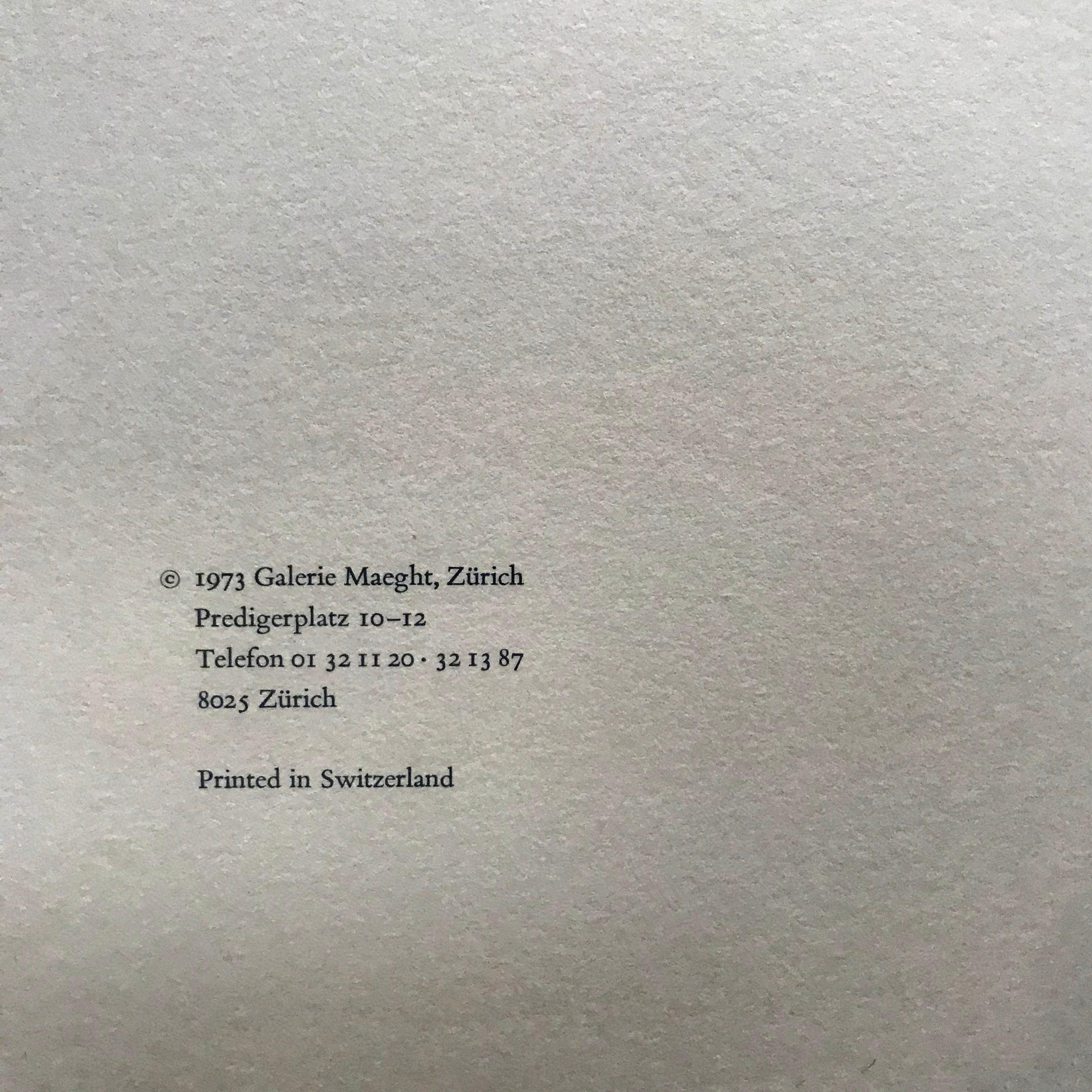 Porfolio Calder retrospektive (Maeght Zurich). For Sale 1