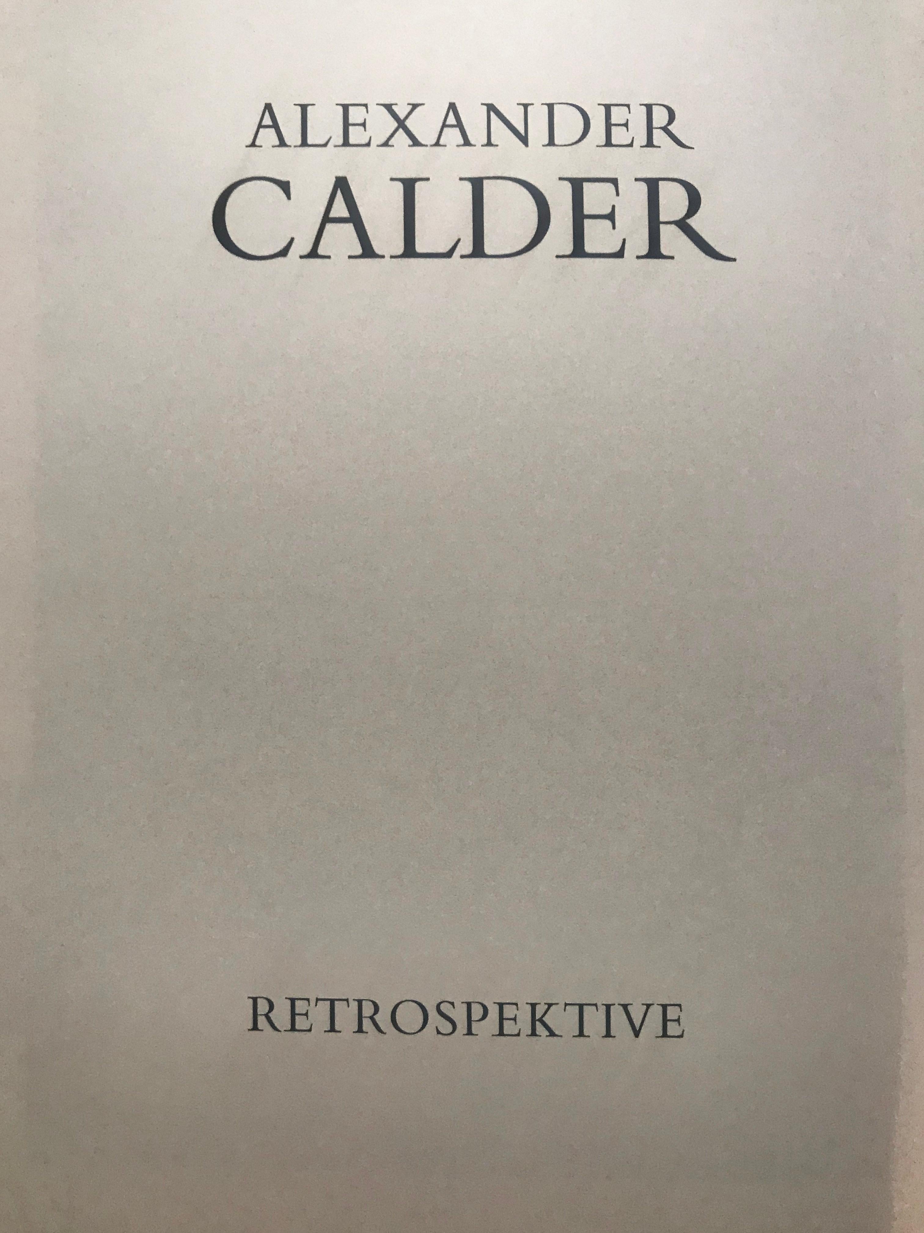 Porfolio Calder retrospektive (Maeght Zurich). For Sale 5