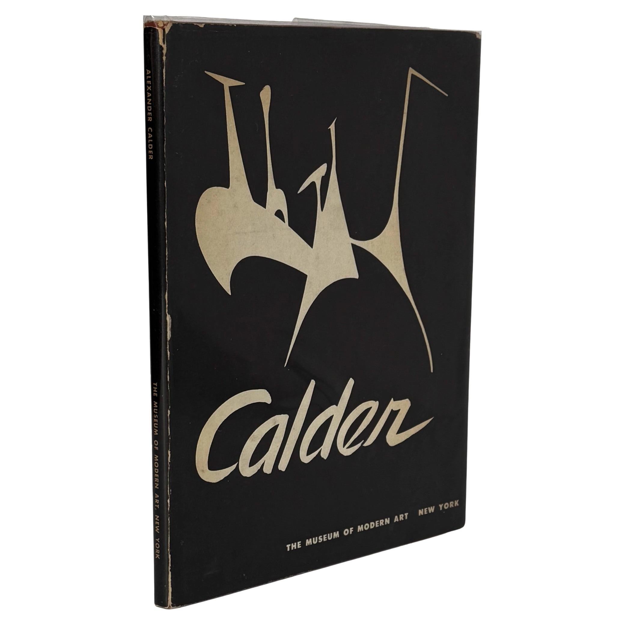 Monografía de Alexander Calder (Inscrita por el artista)