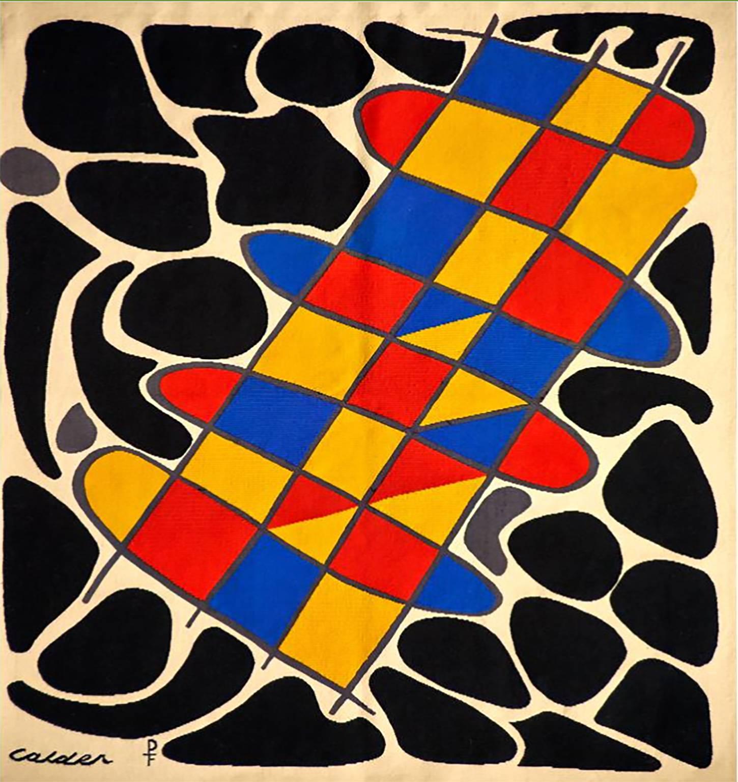 No. 31 Du Noir Autour de Couleurs - Art by Alexander Calder