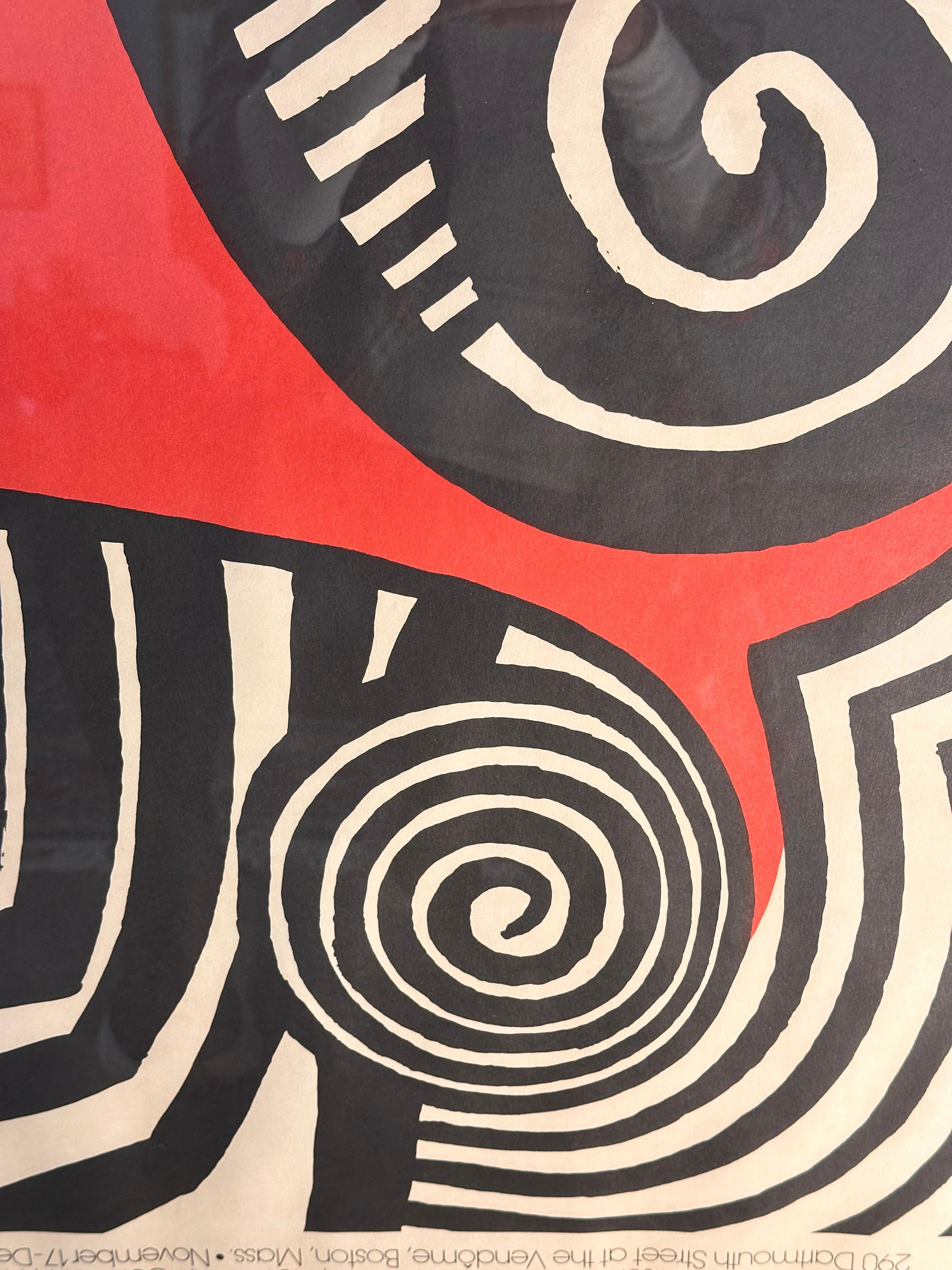 Alexander Calder Cartel de exposición original para la Galería Rolly-Michaux 1976 finales del siglo XX en venta