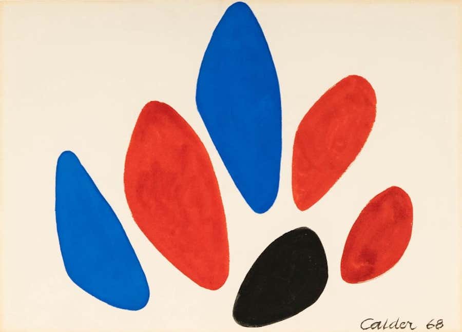 Blue, Red, and Black