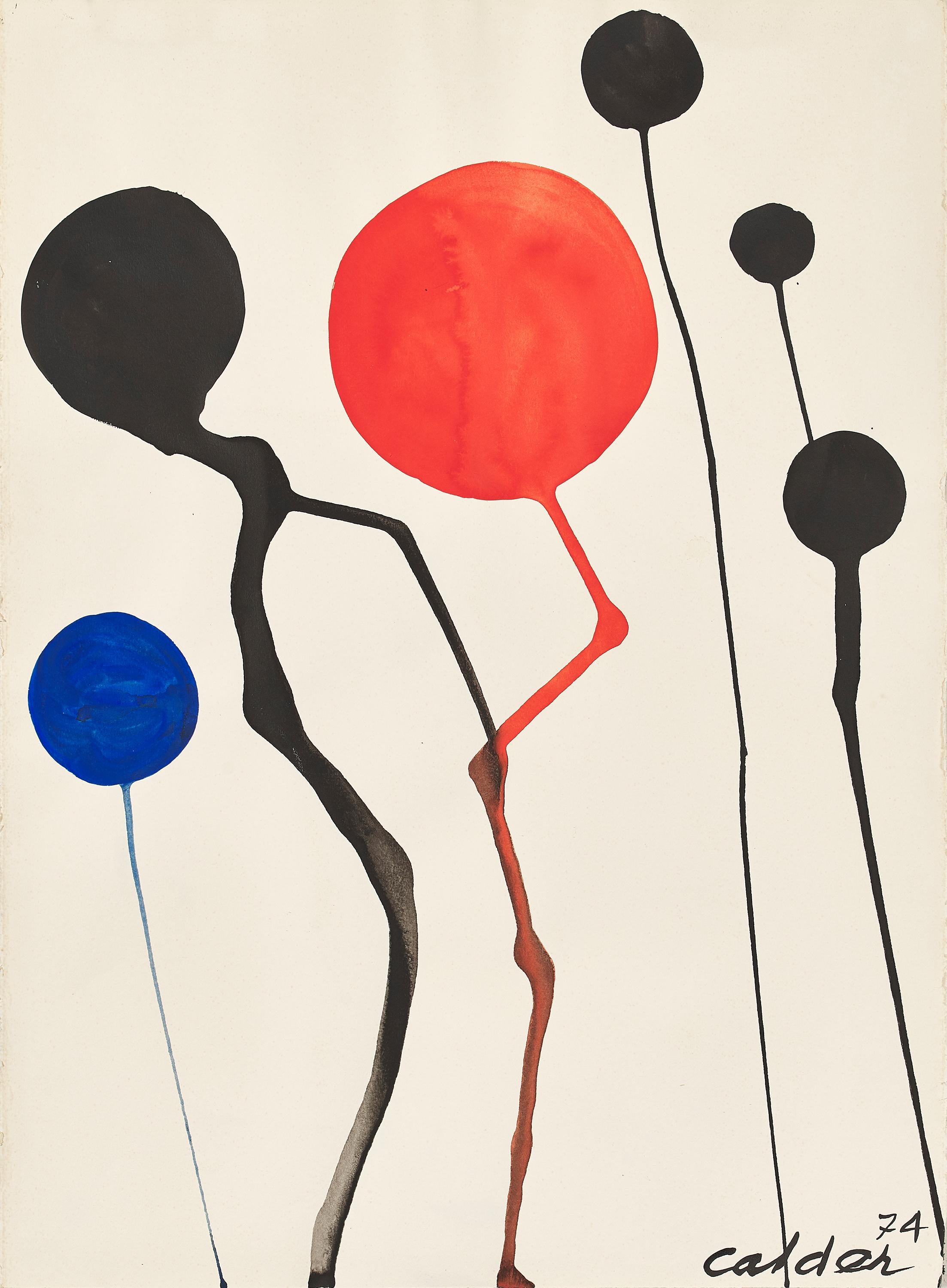 Alexander Calder Abstract Painting - Cercles