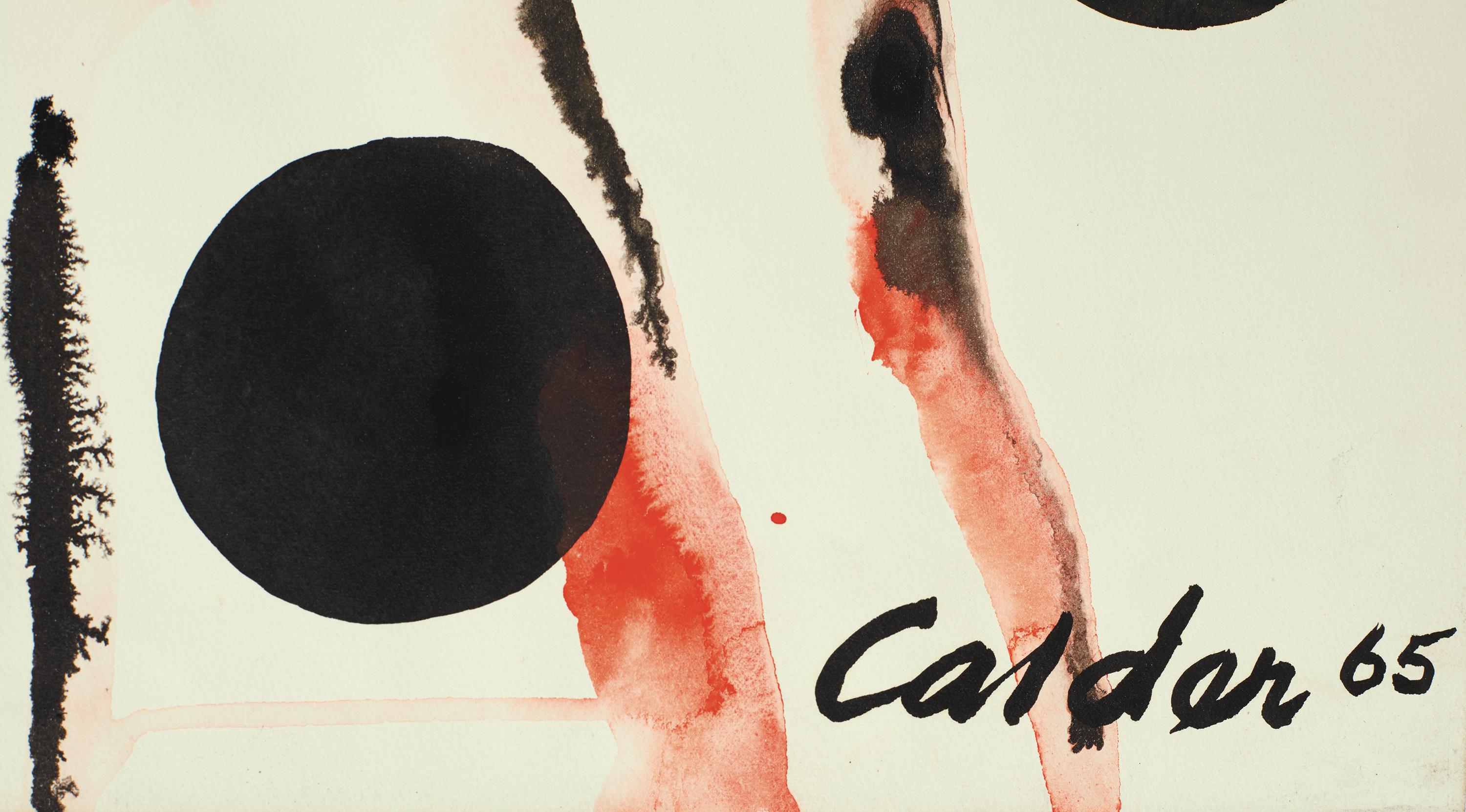 Koloniale Organismen – Painting von Alexander Calder