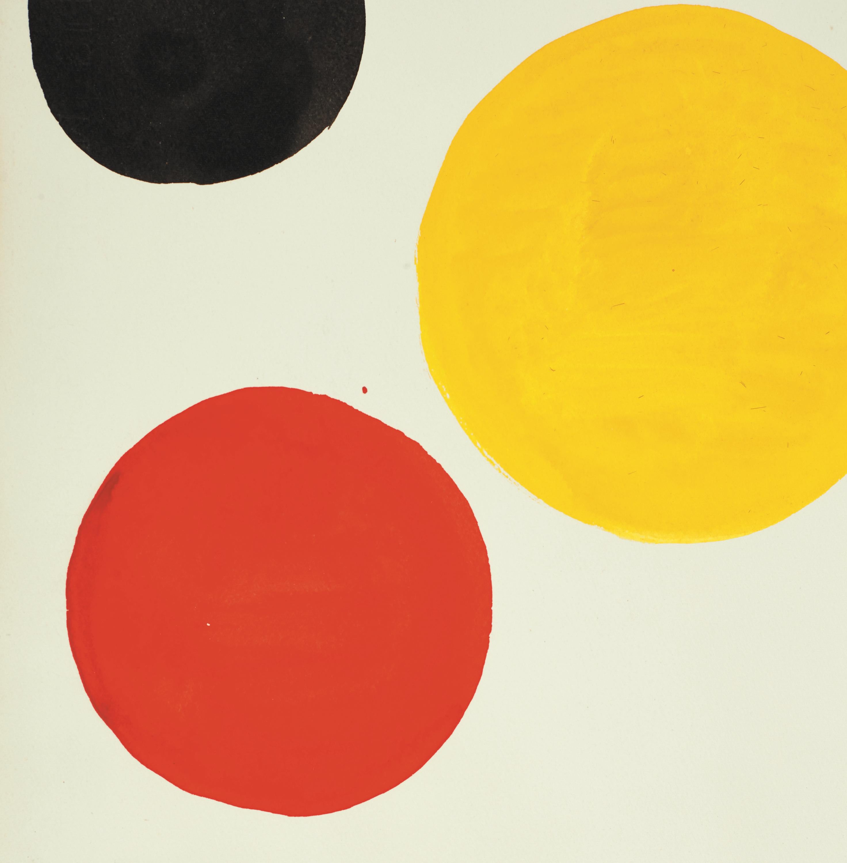 Organismes coloniaux - Après-guerre Painting par Alexander Calder