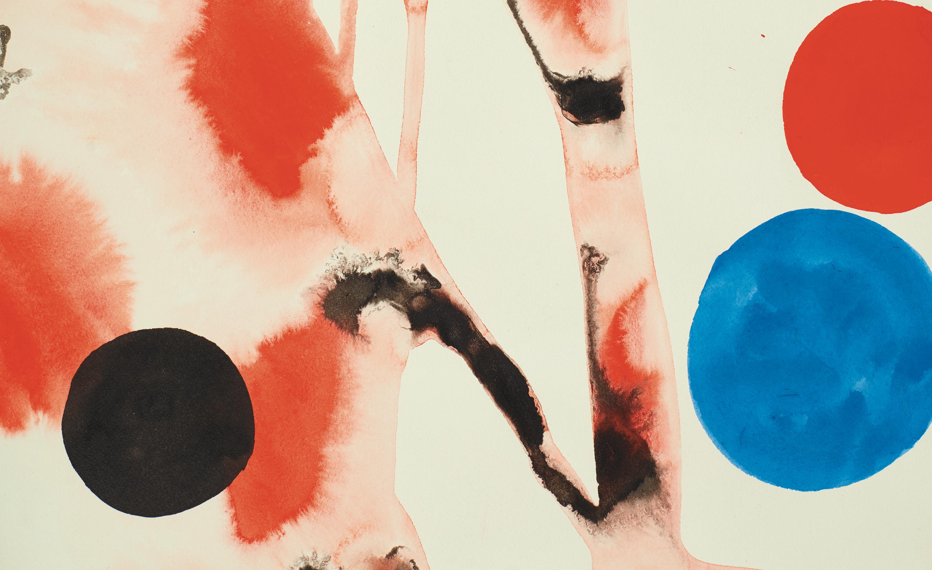 Ein Gemälde von Alexander Calder. 