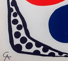 "Composition" an Original Color Lithograph signed by Alexander Calder
