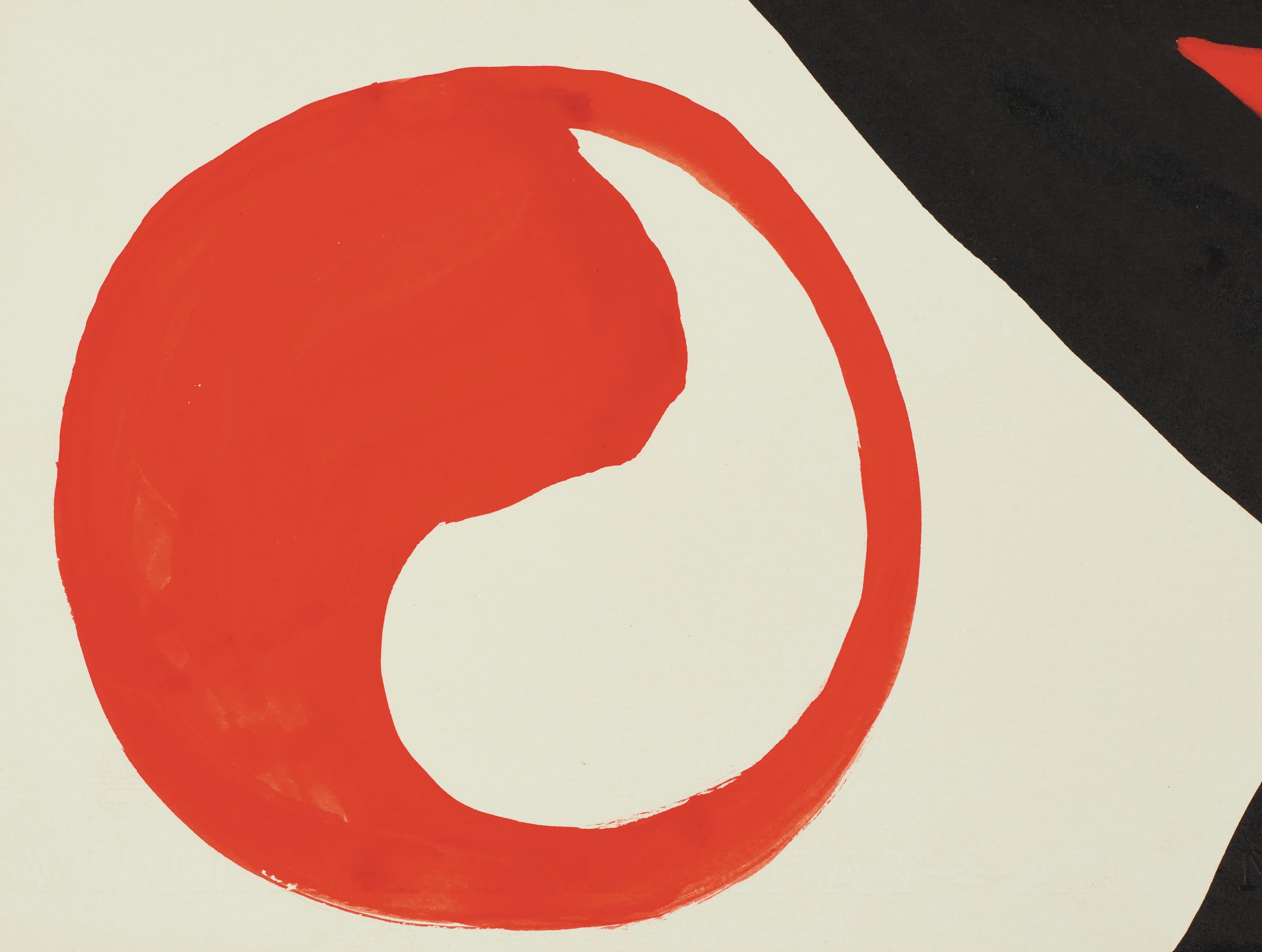 how did alexander calder use the elements of art and principles of design in his sculptures