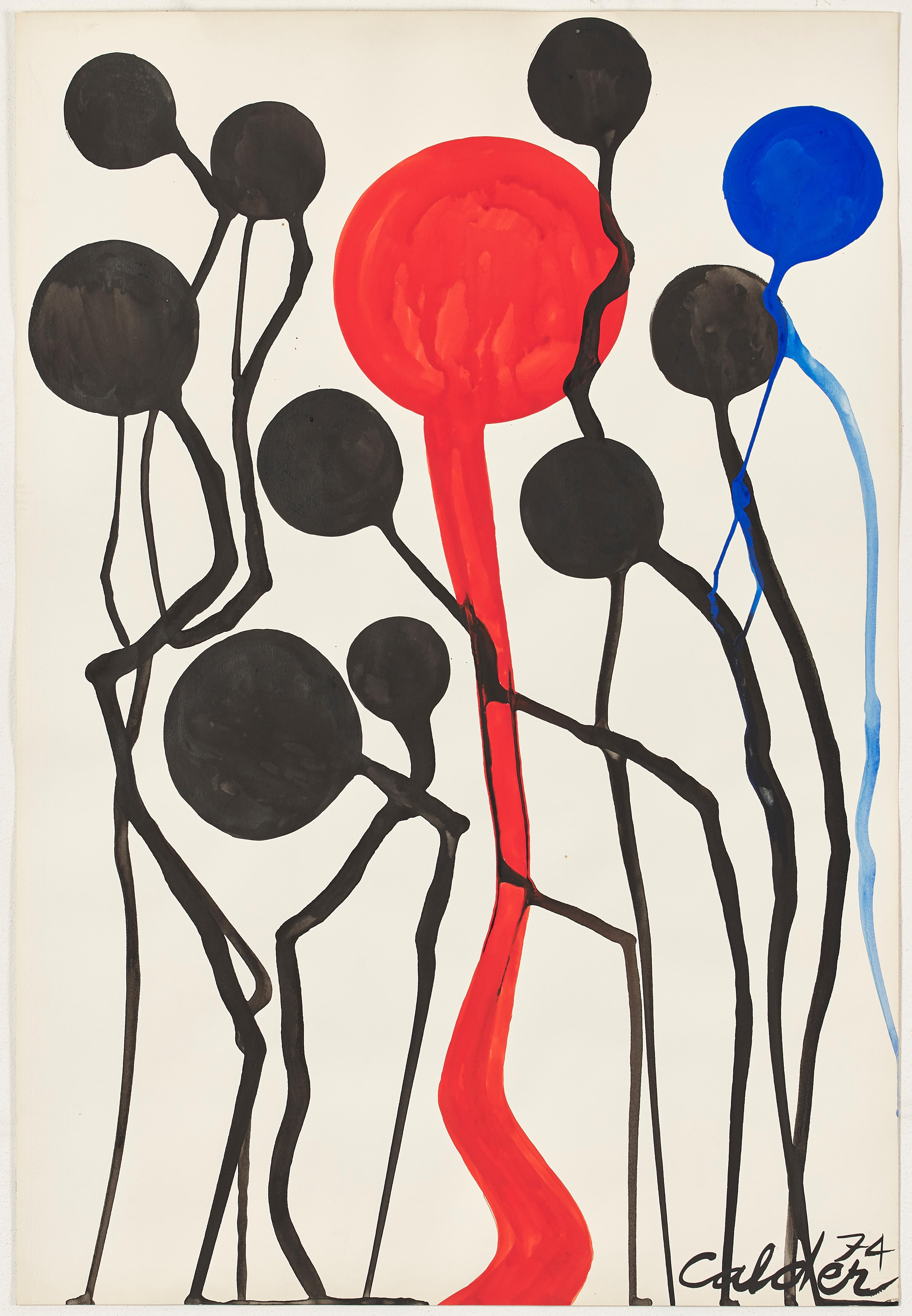 Alexander Calder Abstract Painting - Le Grand Rouge