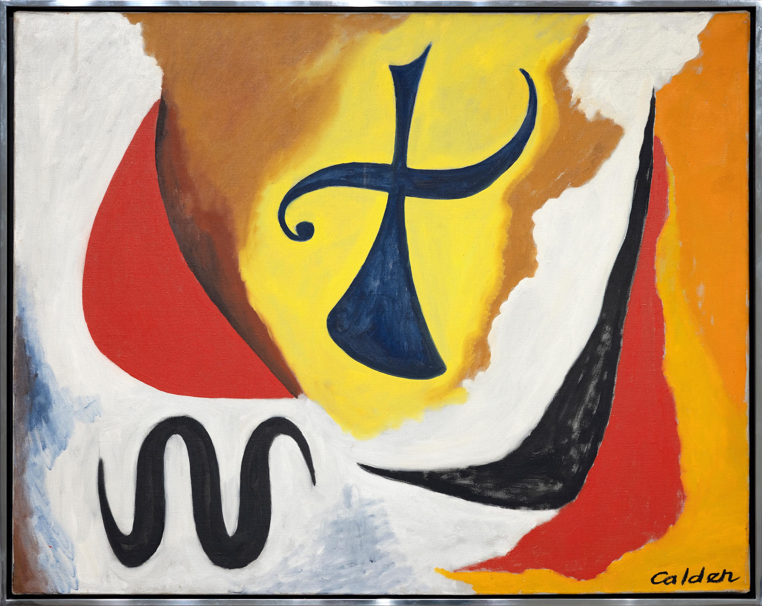 The Cross - Painting by Alexander Calder