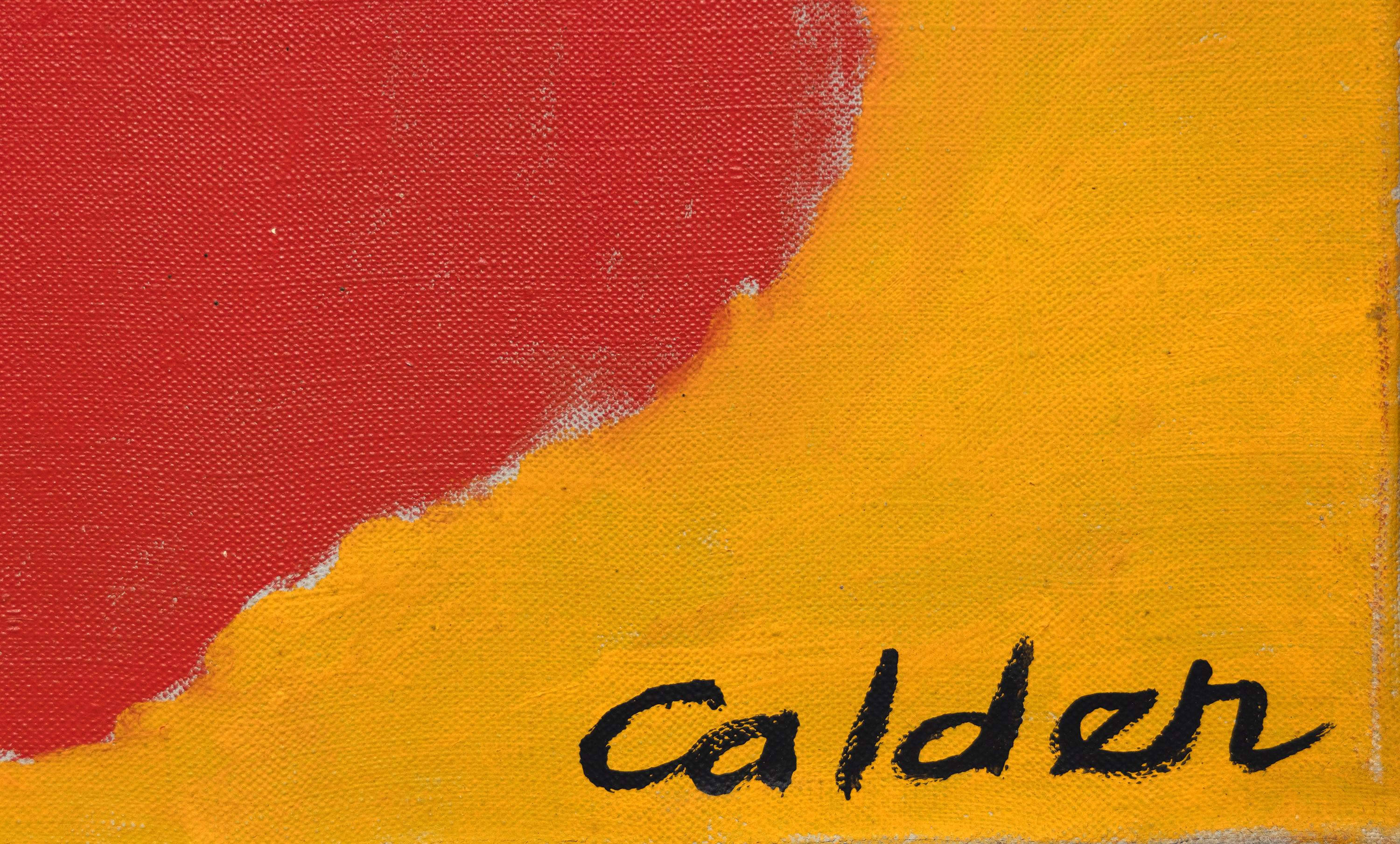 The Cross - Abstrait Painting par Alexander Calder