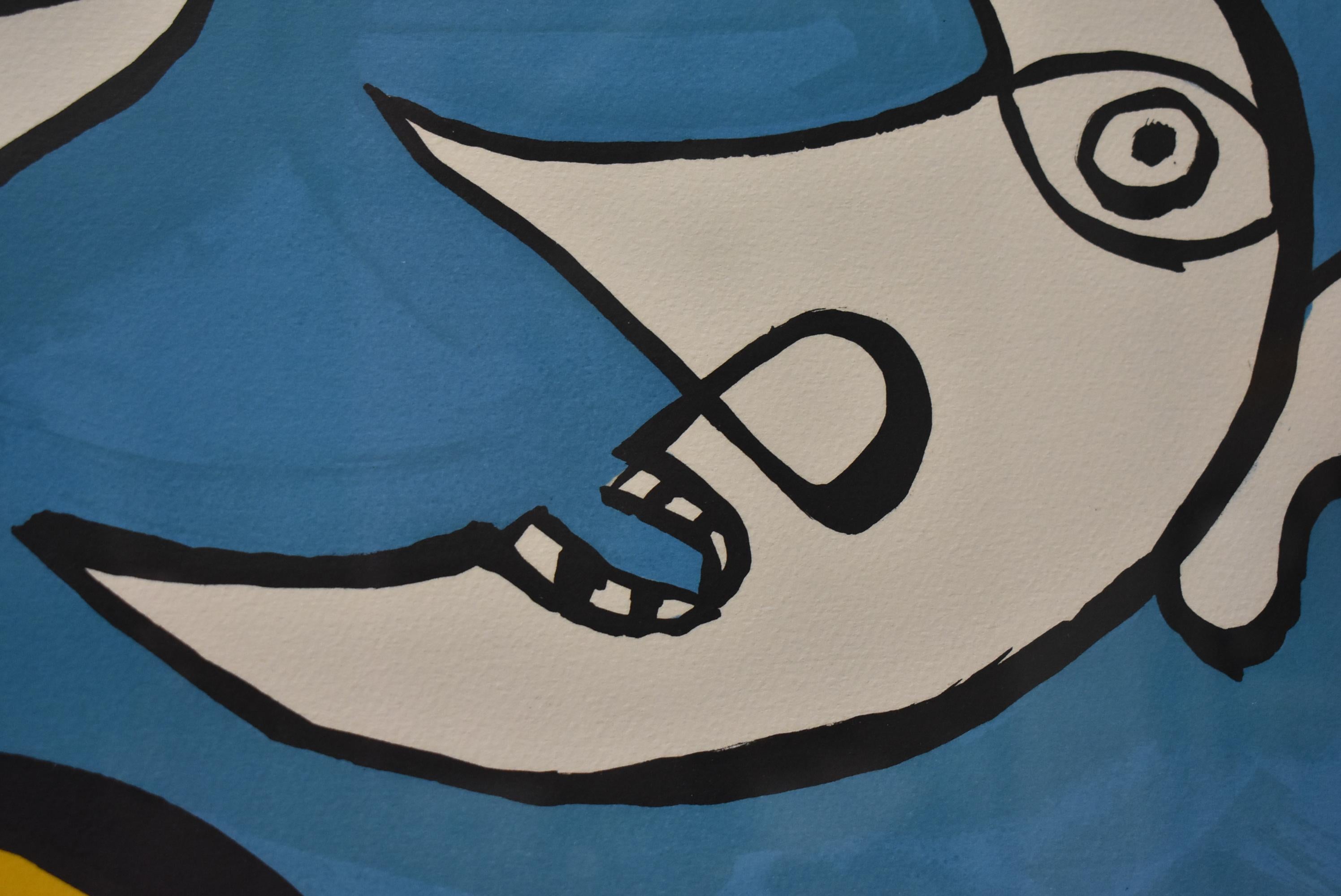 Alexander Calder „Potpourri en Ciel“ Lithographie im Zustand „Gut“ im Angebot in Toledo, OH