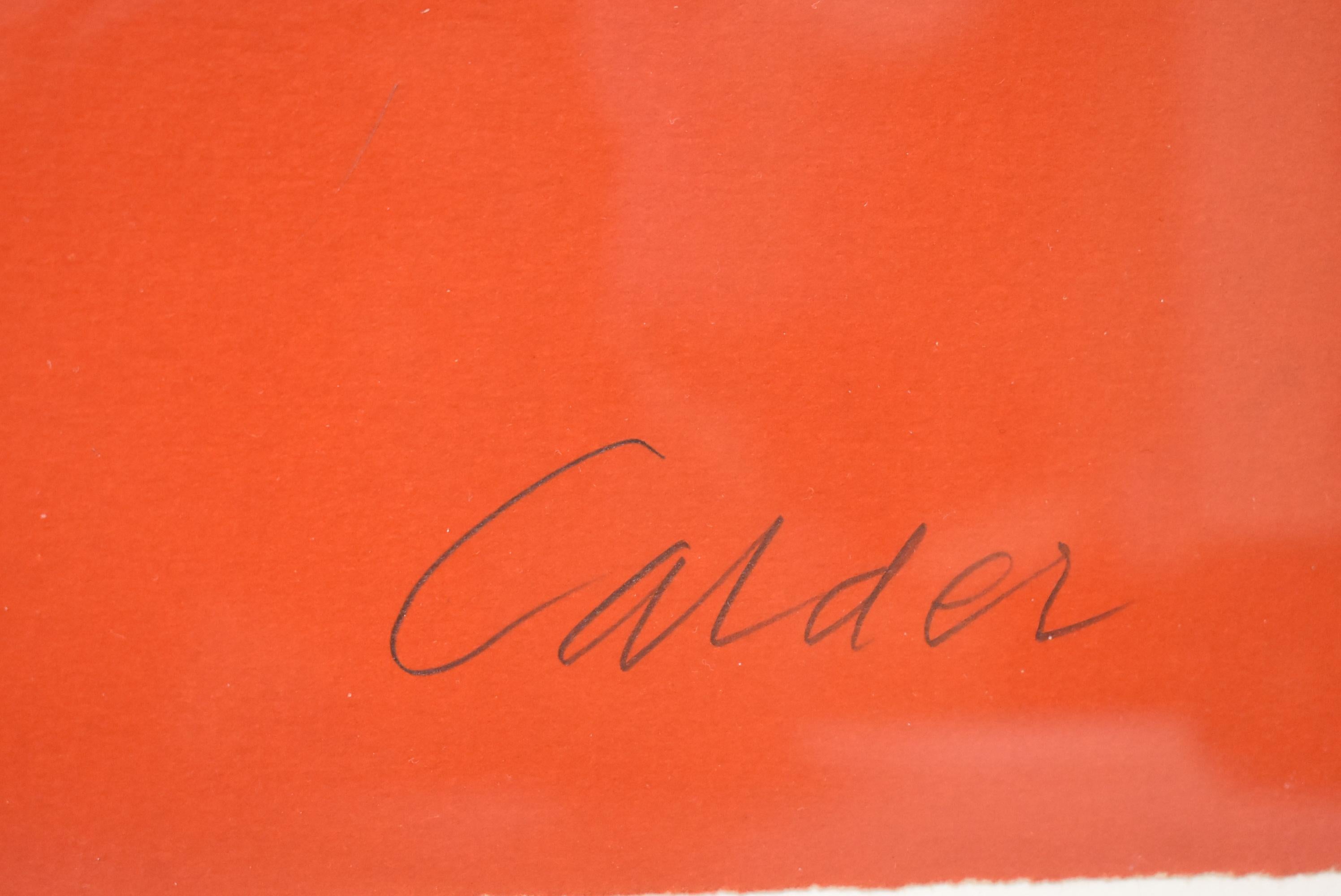 Alexander Calder „Potpourri en Ciel“ Lithographie (Papier) im Angebot