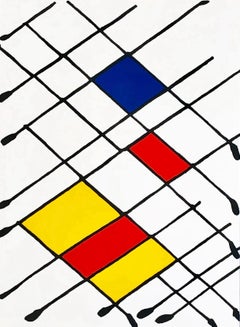 Alexander Calder Lithographie (Calder derriere le miroir) aus den 1960er Jahren
