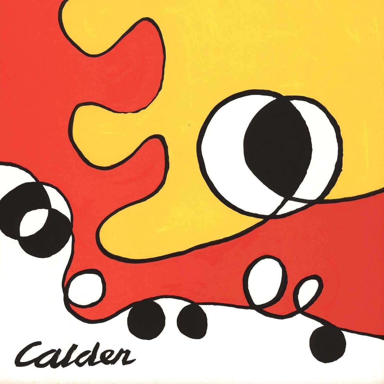 1960's Alexander Calder lithographic cover Derrière le miroir 3