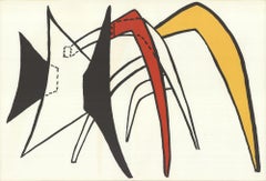 1963 Alexander Calder 'DLM No. 141 Pages 12, 13' Surrealism Lithograph