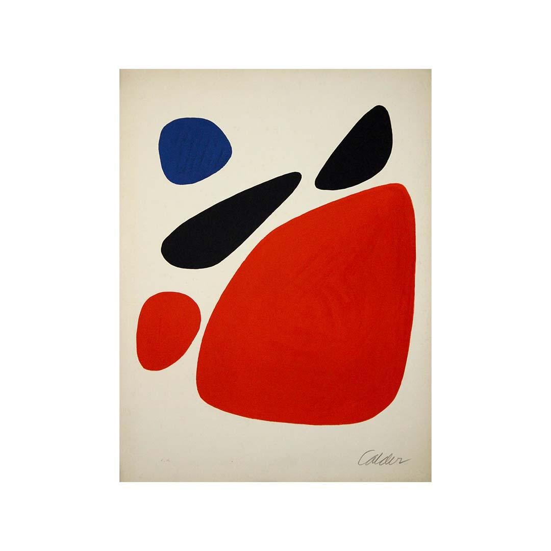 1968 original lithograph by Alexander Calder for the XXIVe Salon de Mai 1