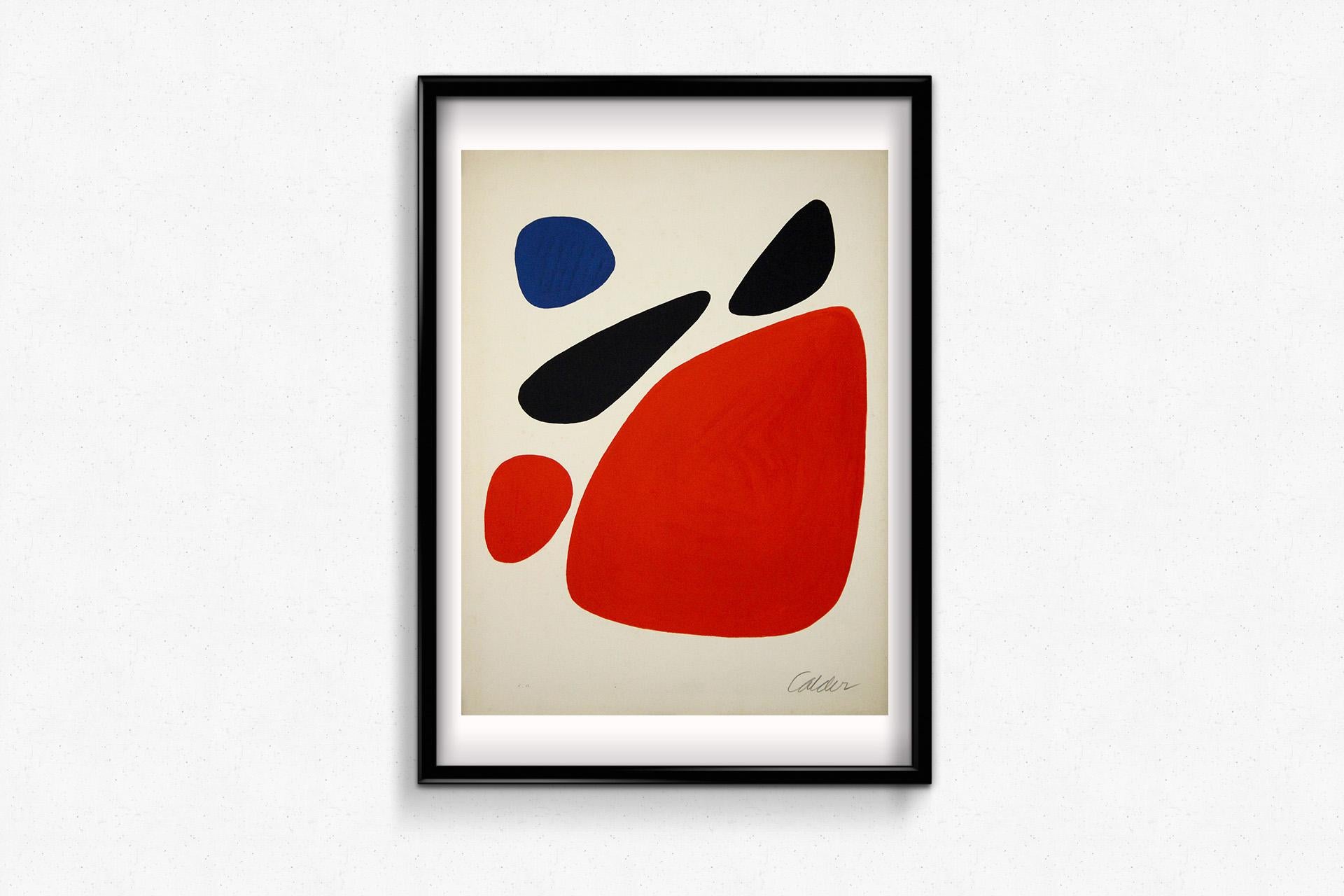 1968 original lithograph by Alexander Calder for the XXIVe Salon de Mai 2