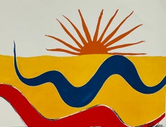 1970s Alexander Calder lithograph (Calder Braniff Airlines 1976)