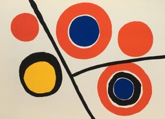 1970s Alexander Calder lithograph derrière le miroir (Calder prints)