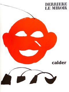 1970's Alexander Calder lithographic cover (Derrière le miroir)